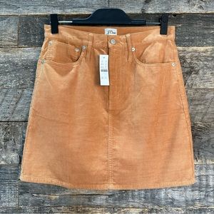 J.Crew Corduroy Mini Skirt, NWT!!